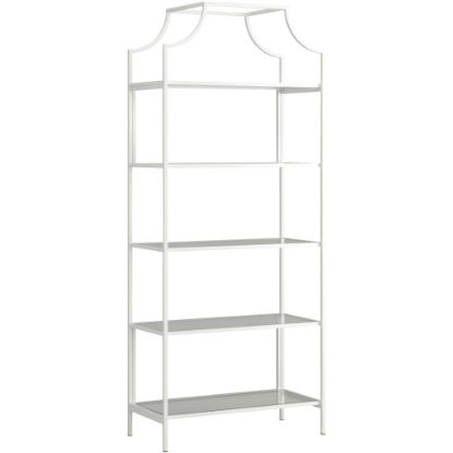 Picture of Sauder International Lux 71inH 5-Shelf Bookcase, White