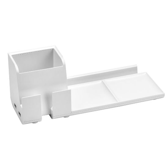 Picture of Bostitch Konnect Desk Organizer Power Base, White