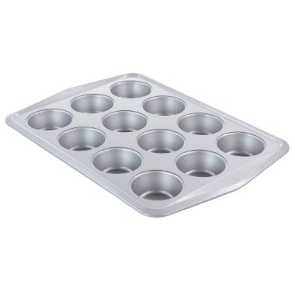 Picture of Martha Stewart 12-Cup Non-Stick Muffin Pan, Gray