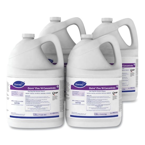 Picture of Oxivir Five 16 Disinfectant Cleaner Concentrate, 1 Gallon, Carton Of 4 Bottles