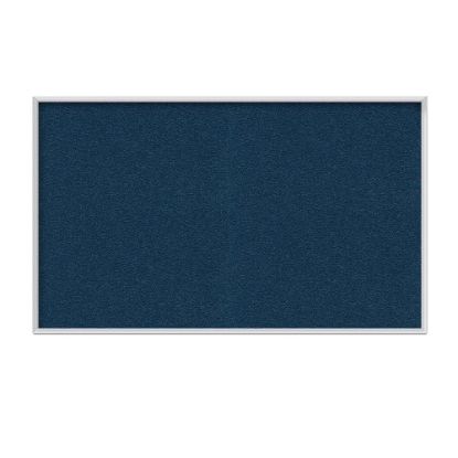 Picture of Ghent Aluminum Frame Vinyl Bulletin Board, 36in x 36in, Navy, Navy Frame