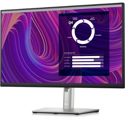 Picture of Dell P2423D 24in Class QHD LCD Monitor - 16:9 - Black, Silver - 23.8in Viewable - In-plane Switching (IPS) Black Technology - WLED Backlight - 2560 x 1440 - 300 Nit - 5 ms - HDMI