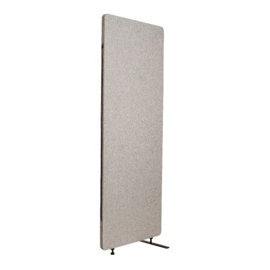 Picture of Luxor RECLAIM Acoustic Privacy Expansion Panel, 66inH x 24inW, Misty Gray