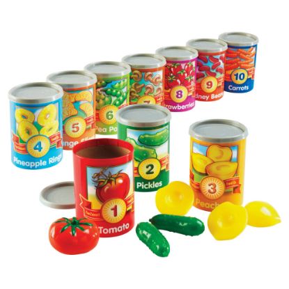 Picture of Learning Resources 1 To 10 Counting Cans Set, 4 1/4in x 3in, Pre-K To Grade 2