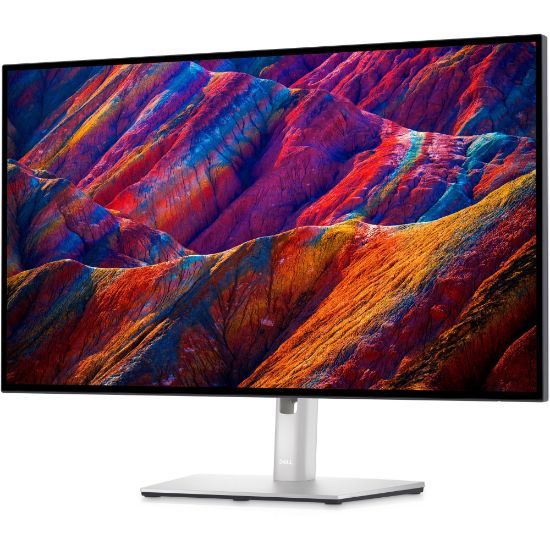 Picture of Dell UltraSharp U2723QE 27in Class 4K UHD LCD Monitor - 16:9 - Black, Silver - 27in Viewable - In-plane Switching (IPS) Black Technology - WLED Backlight - 3840 x 2160 - 400 Nit - 5 ms - HDMI - USB Hub