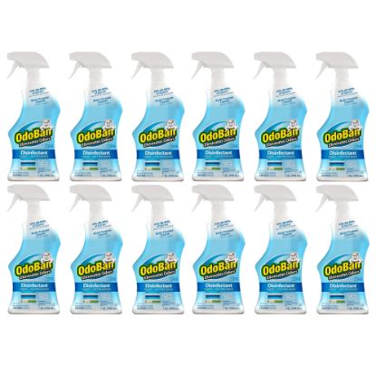 Picture of OdoBan Odor Eliminator Disinfectant Spray, Fresh Linen Scent, 32 Oz, Case Of 12 Bottles