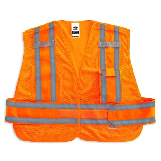 Picture of Ergodyne GloWear Safety Vest, Expandable, Type-P Class 2, 3X, Orange, 8244PSV