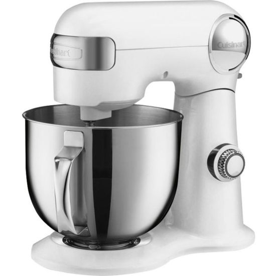 Picture of Cuisinart Precision Master SM-50 Stand Mixer - 500 W - White Linen, Polished Stainless Steel