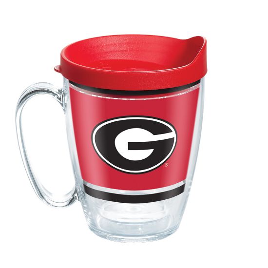 Picture of Tervis NCAA Legend Coffee Mug With Lid, 16 Oz, Georgia Bulldogs