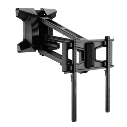 Picture of Mount-It! MI-386 Motorized Fireplace TV Wall Mount For Screens 30 To 70in, 71inH x 13inW x 18inD, Black