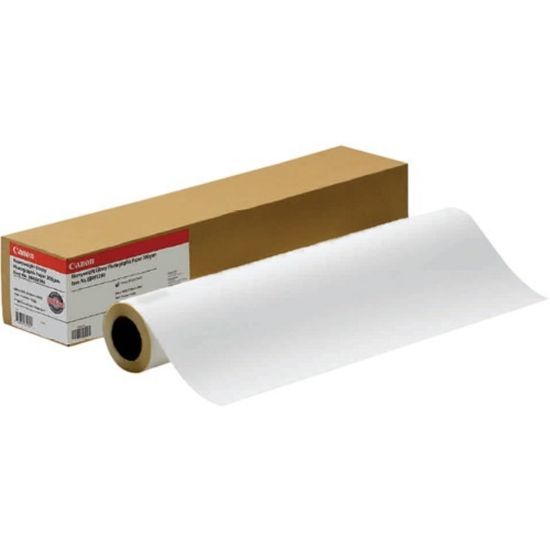 Picture of Canon 2047V140 Dye Sublimation Print Photo Paper, 24in x 100ft, Bright White