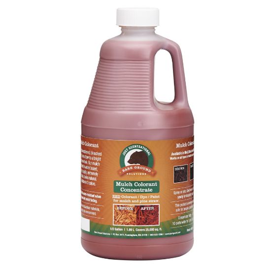 Picture of Just Scentsational Mulch Colorant Concentrate Liquid, 0.5 Gallons, Red Bark