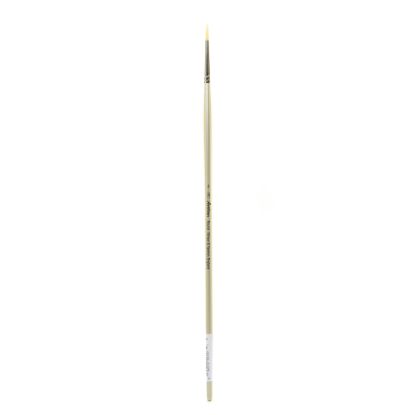 Picture of Winsor & Newton Artisan Series Paint Brush, Size 4, Round Bristle, Synthetic, Silver