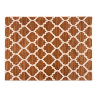 Picture of Anji Mountain Nizwa Rug'd Chair Mat, 1/2inH x 36inW x 48inD, Brown/Beige