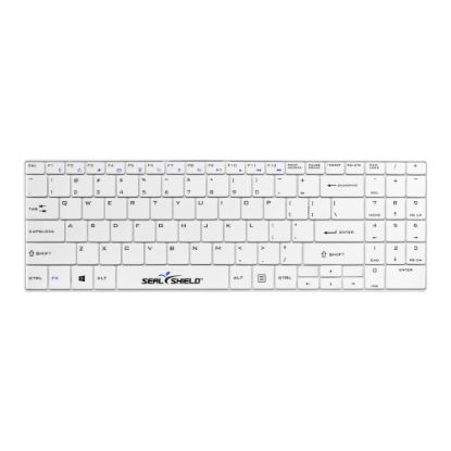 Picture of Seal Shield Clean Wipe Waterproof - Keyboard - wireless - 2.4 GHz - QWERTY - US - white