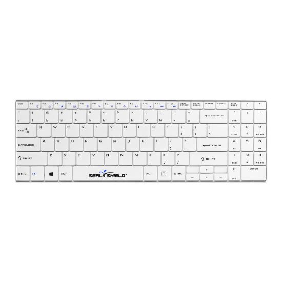 Picture of Seal Shield Clean Wipe Waterproof - Keyboard - wireless - 2.4 GHz - QWERTY - US - white