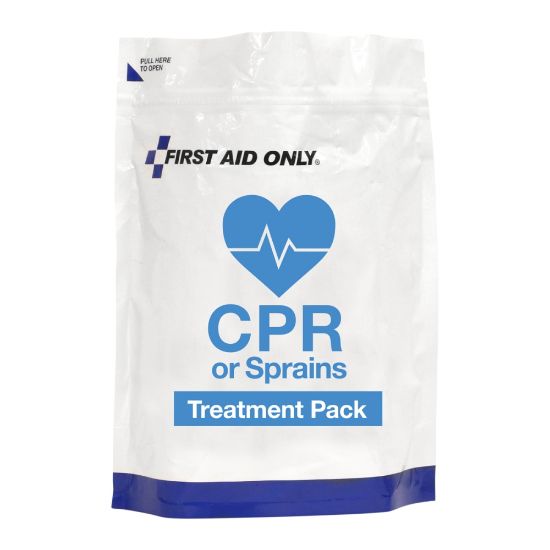 Picture of First Aid Only CPR & Sprains Treatment Pack Refill, White