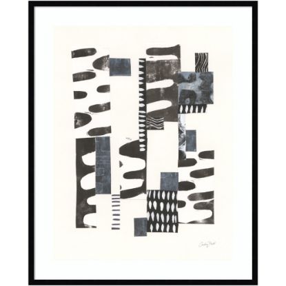 Picture of Amanti Art Overlap I by Courtney Prahl Wood Framed Wall Art Print, 33inW x 41inH, Black