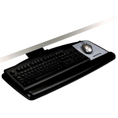 Picture of 3M AKT90LE Adjustable Keyboard Tray, Black/Charcoal