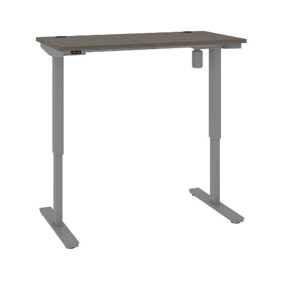 Picture of Bestar Upstand Electric 48inW Standing Desk, Bark Gray