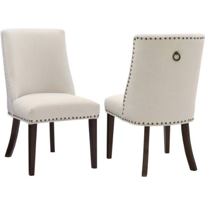 Picture of Powell Avaloni Dining Chairs, Espresso/Natural, Set Of 2 Chairs