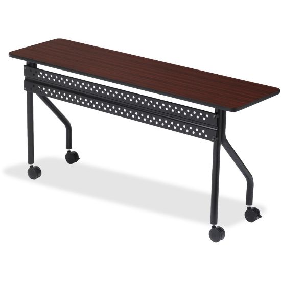 Picture of Iceberg OfficeWorks 60inW Mobile Training Table, Rectangle, Mahogany