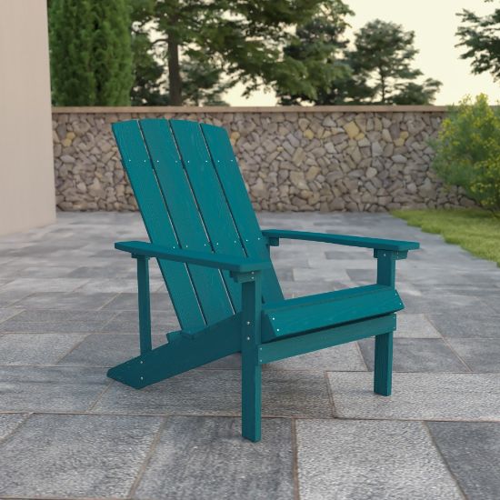 Picture of Flash Furniture Charlestown All-Weather Adirondack Chair, Sea Foam