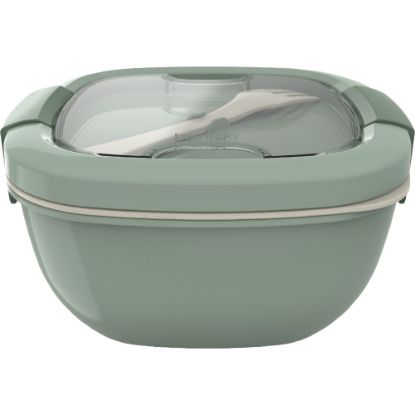 Picture of Bentgo Salad Lunch Container, 4in x 7-1/4in, Khaki Green