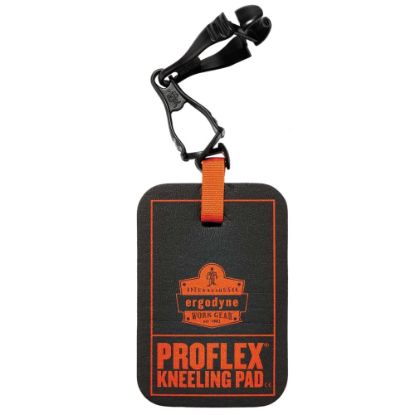 Picture of Ergodyne ProFlex Kneeling Pad, With Handle/Carabiner, 1inH x 4inW x 6inD, Black, 365