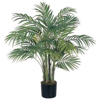 Picture of Nearly Natural 3ftH Silk Areca Palm Tree With Pot, Green