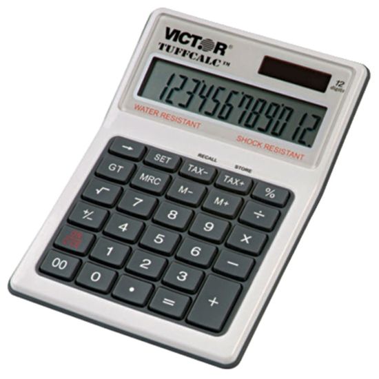 Picture of Victor TUFFCALC Desktop Calculator, White