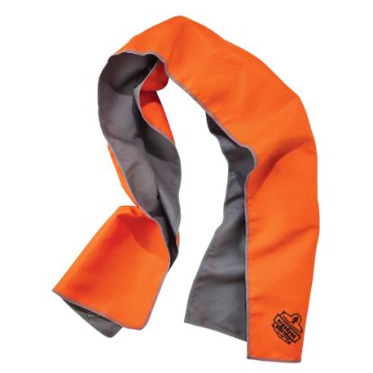 Picture of Ergodyne Chill-Its 6602MF Evaporative Microfiber Cooling Towel, Orange