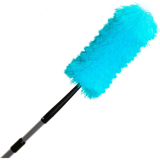 Picture of Ocedar Commercial MaxiPlus Microfiber Duster Heads And Extension Handles, 68in, Blue, Case Of 12