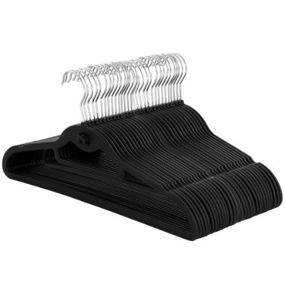 Picture of Elama Home Hangers, Black, Pack Of 30 Hangers