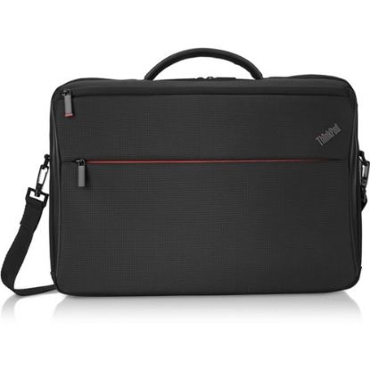 Picture of Lenovo Carrying Case for 14.1in Lenovo Notebook - Black - Wear Resistant, Tear Resistant - Polyurethane, 1680D Polyester - Fabric Exterior Material - Shoulder Strap, Trolley Strap, Handle - 10.2in Height x 14.8in Width x 2.4in Depth