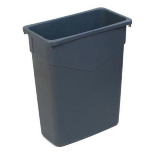 Picture of Carlisle TrimLine Trash Can, 15 Gallons, Gray