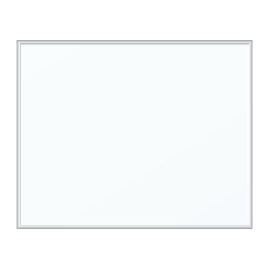 Picture of U Brands Magnetic Dry-Erase Board with White Magnet and Dry-Erase Marker, 20in X 16in, Silver Aluminum Frame (356U00-01)