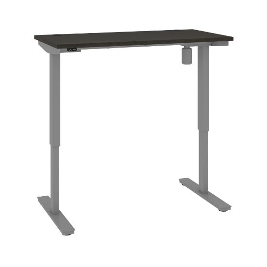 Picture of Bestar Upstand Electric 48inW Standing Desk, Deep Gray