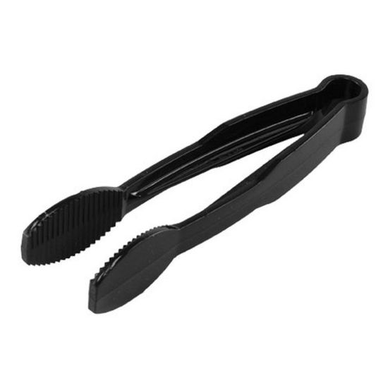 Picture of Cambro Camwear Flat-Grip Tongs, 6in, Black