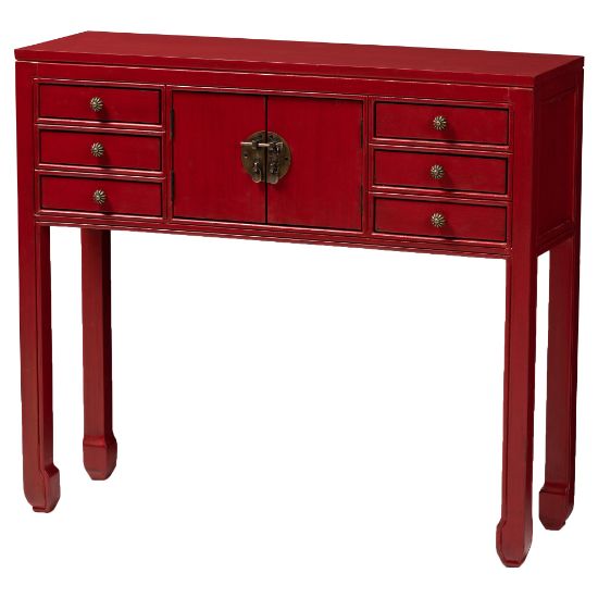 Picture of Baxton Studio Efe Console Table, Red