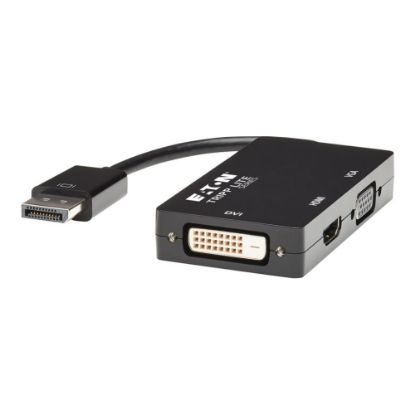 Picture of Tripp Lite DisplayPort 1.2 to VGA / DVI / HDMI Converter Adapter 4K @ 60Hz