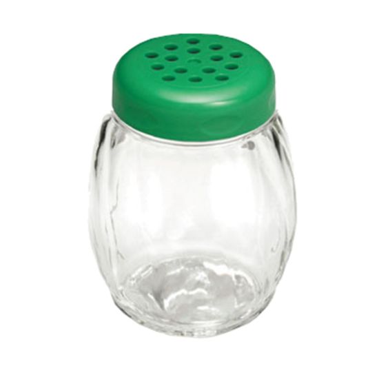 Picture of Tablecraft Plastic Shaker With Lid, 6 Oz, Green