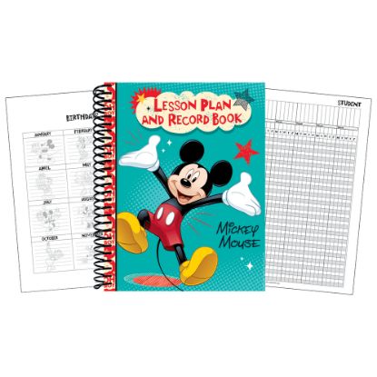 Picture of Eureka 40-Week Lesson Plan And Record Books, 8 1/2in x 11in, Mickey, Pack Of 2