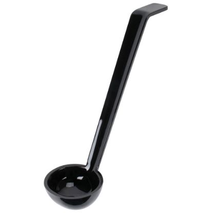 Picture of Cambro Camwear Plastic Serving Ladles, 1 Oz, Black, Pack Of 12 Ladles