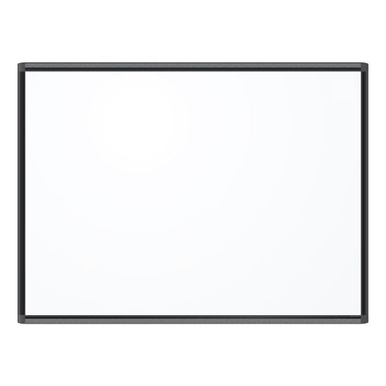 Picture of U Brands PINIT Magnetic Dry-Erase Board, 48in X 36in, Black Aluminum Frame, Actual Size 47in X 35in (3011U00-01)