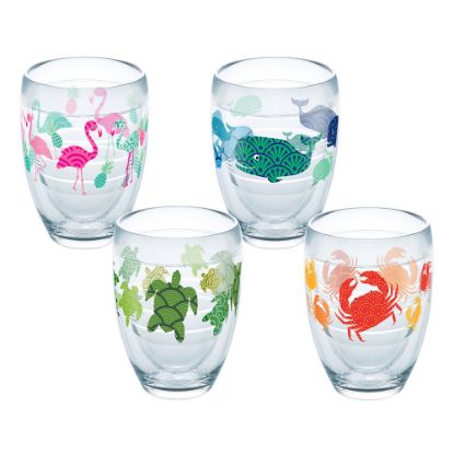 Picture of Tervis Flamingo/Whale/Turtle/Crab Tumbler, 9 Oz, Clear