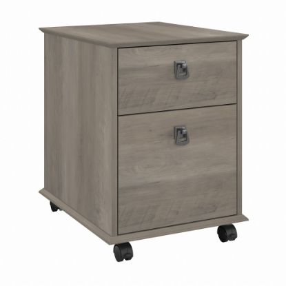 Picture of Bush Furniture Homestead Farmhouse 20inD Vertical Mobile File Cabinet, Driftwood Gray, Delivery