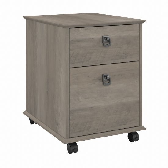 Picture of Bush Furniture Homestead Farmhouse 20inD Vertical Mobile File Cabinet, Driftwood Gray, Delivery