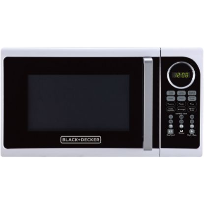 Picture of Black+Decker 0.9-Cu. Ft. Pull-Handle Countertop Microwave, White