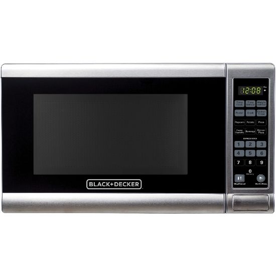 Picture of Black+Decker 0.7 Cu Ft Digital Countertop Microwave, Stainless Steel